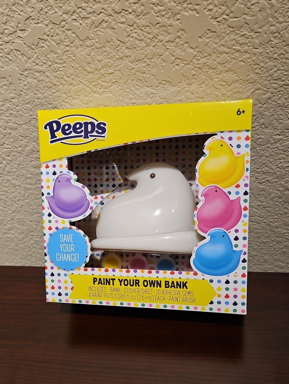 Peeps Paint Your Own Money Bank